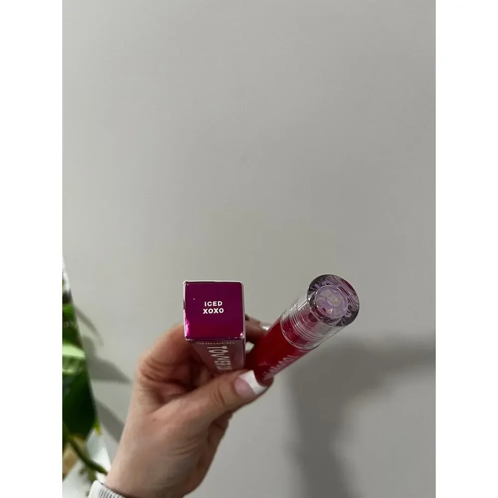 NEW Tower 28 Lip Oil Jelly in Iced Xoxo Red